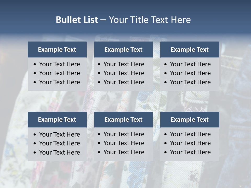 Stylish Clothes Casual PowerPoint Template