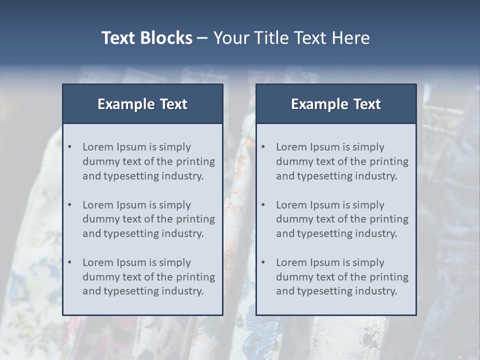 Stylish Clothes Casual PowerPoint Template