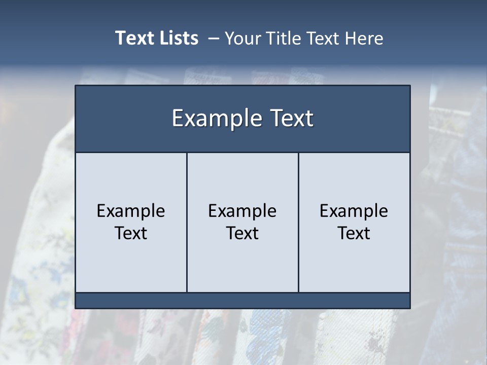 Stylish Clothes Casual PowerPoint Template