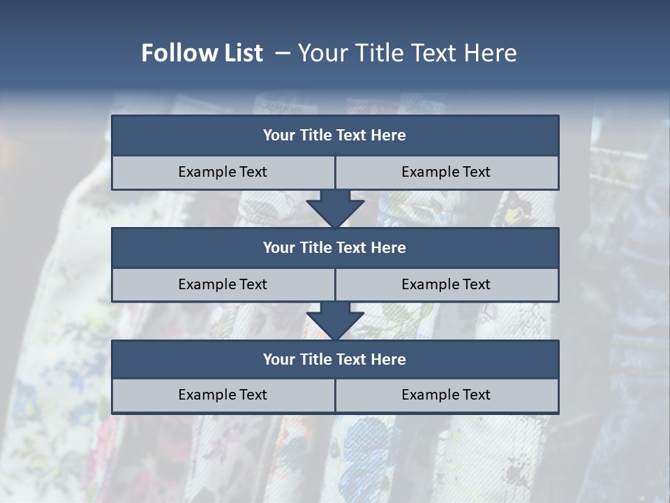 Stylish Clothes Casual PowerPoint Template