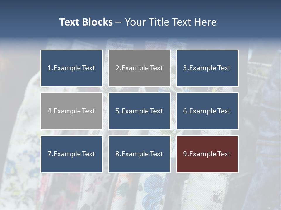 Stylish Clothes Casual PowerPoint Template