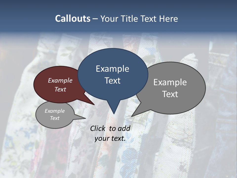 Stylish Clothes Casual PowerPoint Template