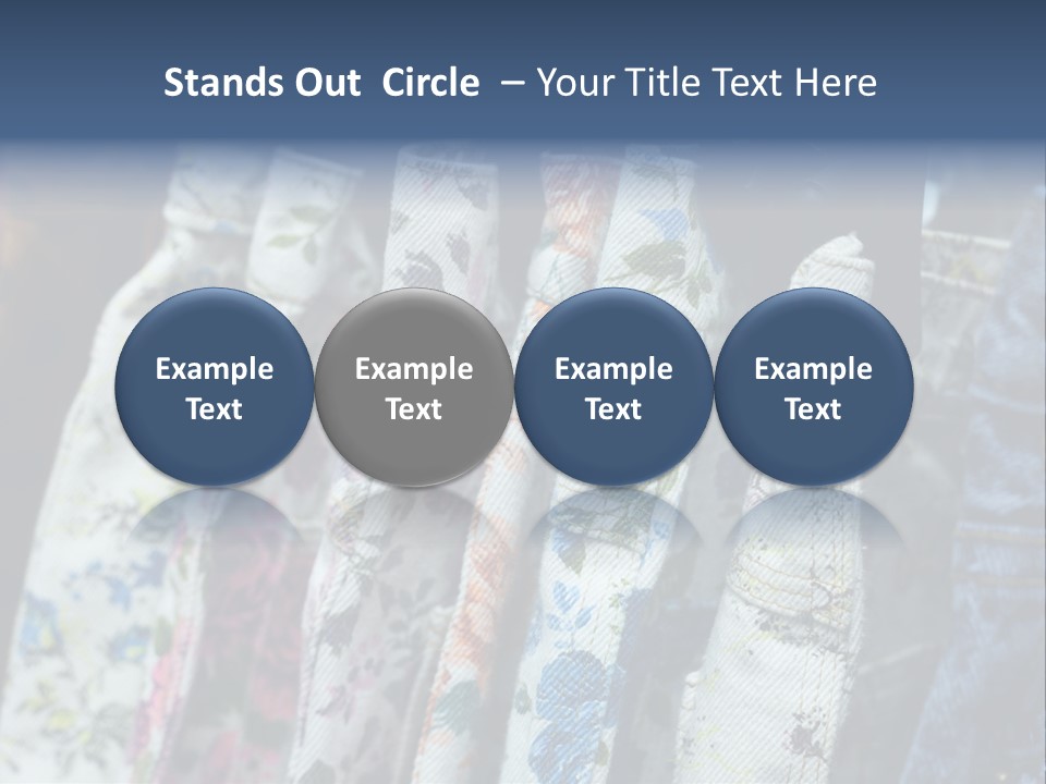 Stylish Clothes Casual PowerPoint Template