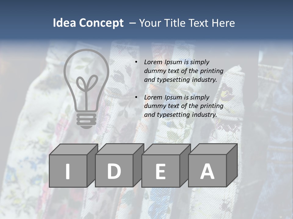 Stylish Clothes Casual PowerPoint Template