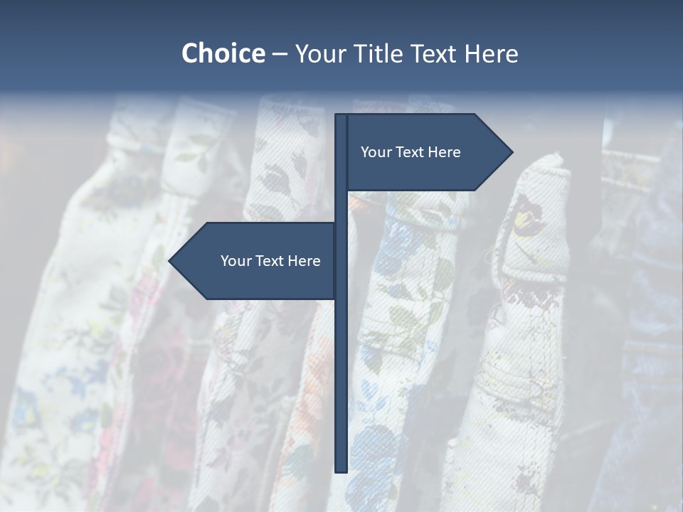 Stylish Clothes Casual PowerPoint Template