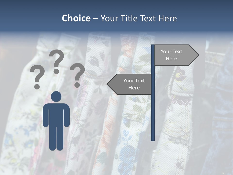 Stylish Clothes Casual PowerPoint Template