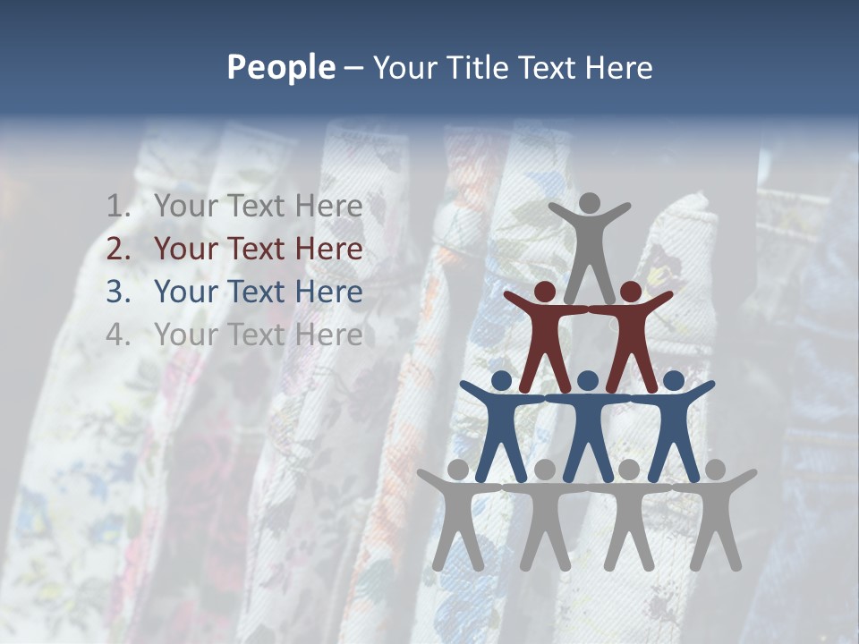 Stylish Clothes Casual PowerPoint Template