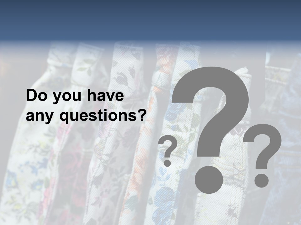 Stylish Clothes Casual PowerPoint Template