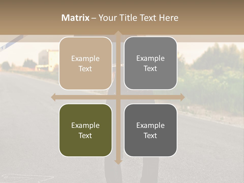 Crime Scene Search Street PowerPoint Template