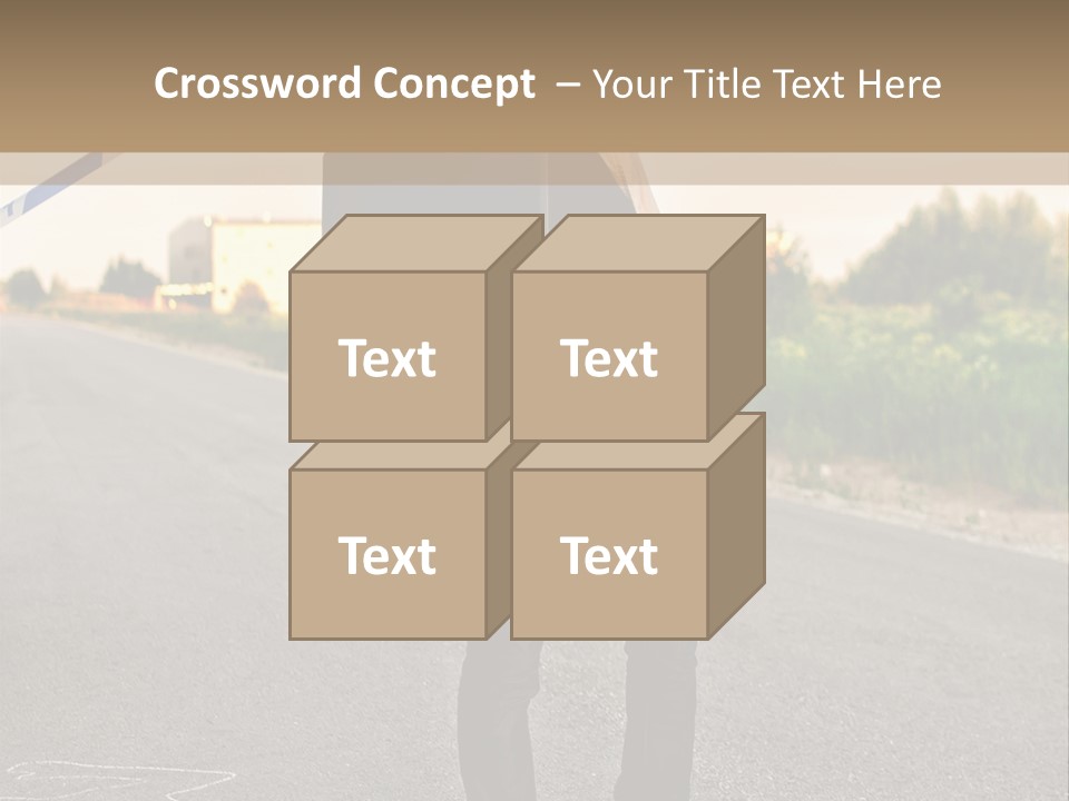 Crime Scene Search Street PowerPoint Template