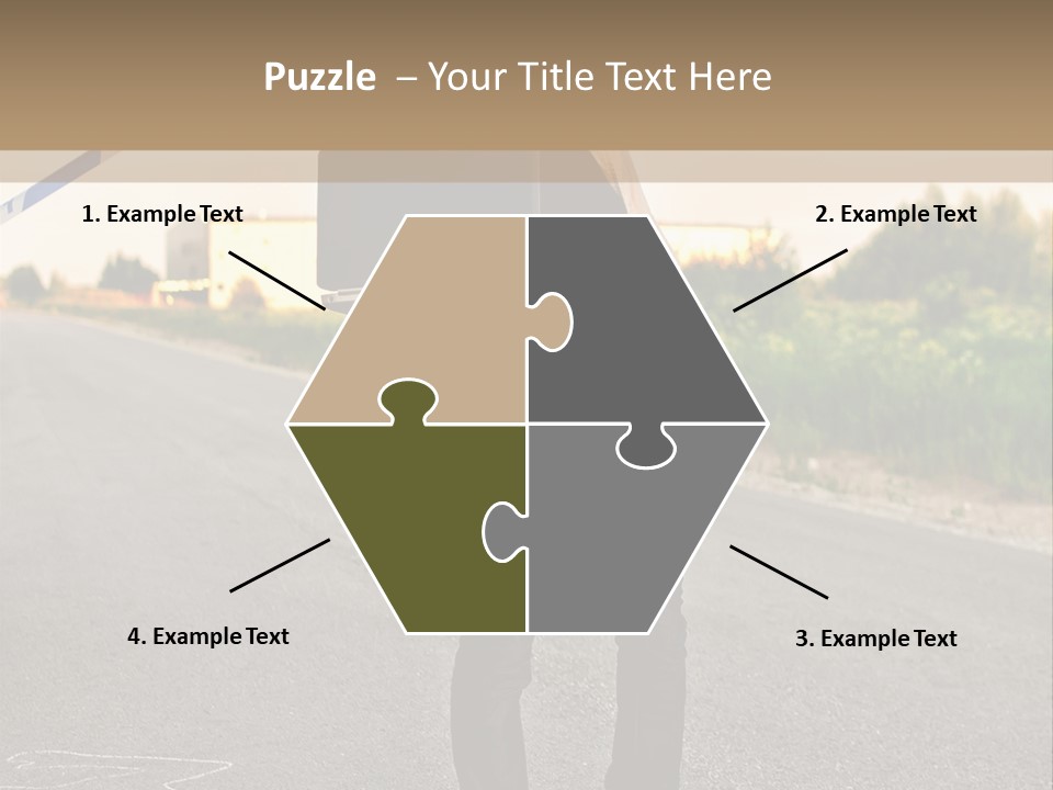 Crime Scene Search Street PowerPoint Template