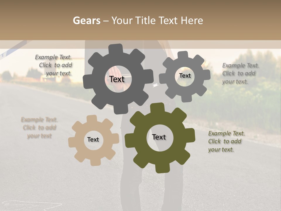 Crime Scene Search Street PowerPoint Template