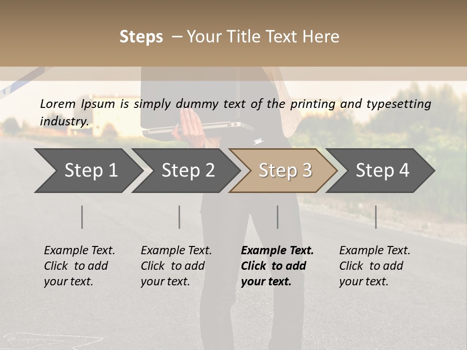 Crime Scene Search Street PowerPoint Template