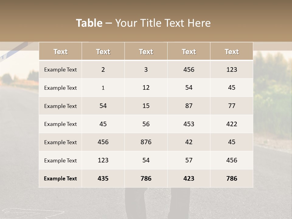 Crime Scene Search Street PowerPoint Template