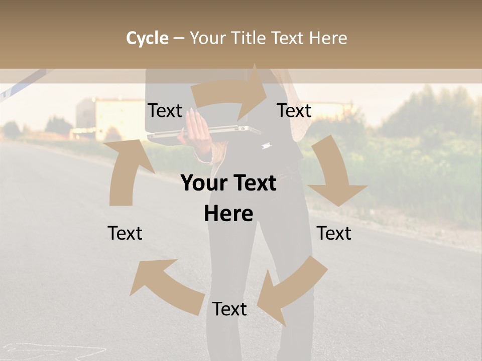 Crime Scene Search Street PowerPoint Template