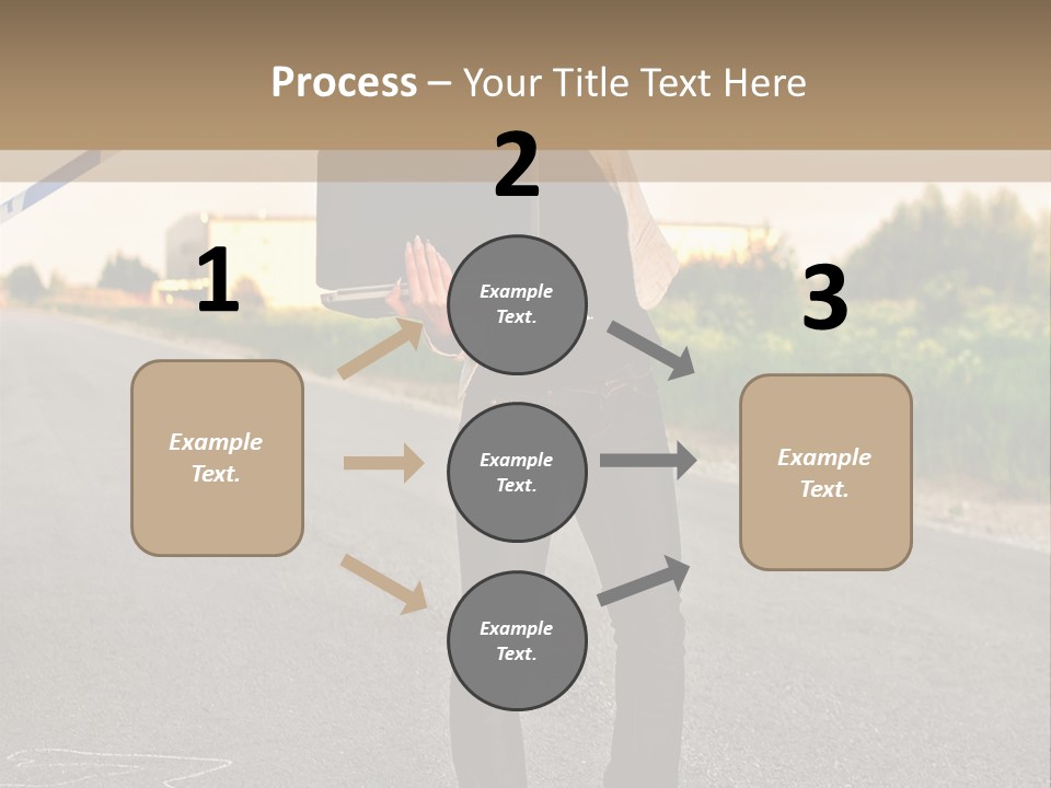 Crime Scene Search Street PowerPoint Template