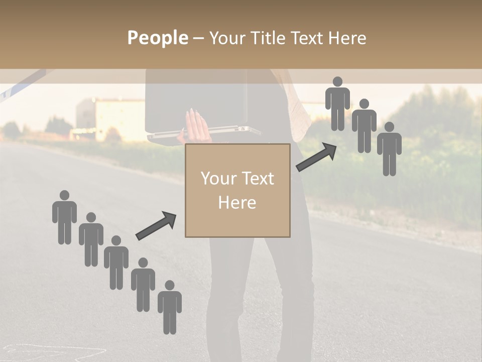 Crime Scene Search Street PowerPoint Template