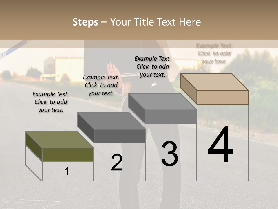 Crime Scene Search Street PowerPoint Template