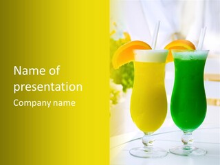 Luxury Garnish Green PowerPoint Template