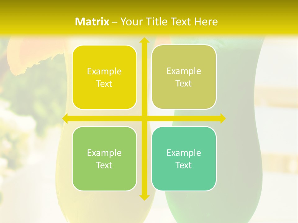 Luxury Garnish Green PowerPoint Template