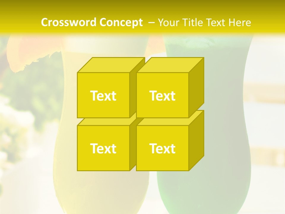 Luxury Garnish Green PowerPoint Template