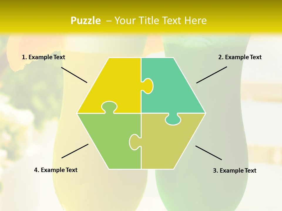 Luxury Garnish Green PowerPoint Template