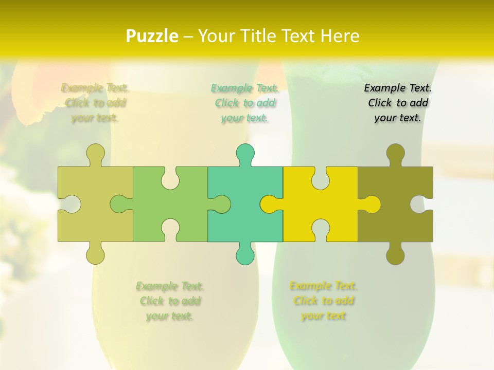 Luxury Garnish Green PowerPoint Template