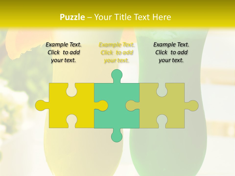 Luxury Garnish Green PowerPoint Template