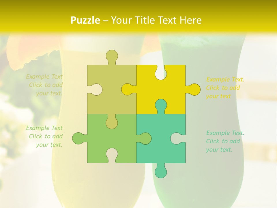 Luxury Garnish Green PowerPoint Template