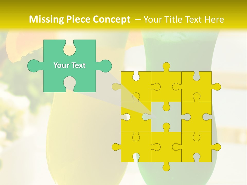 Luxury Garnish Green PowerPoint Template