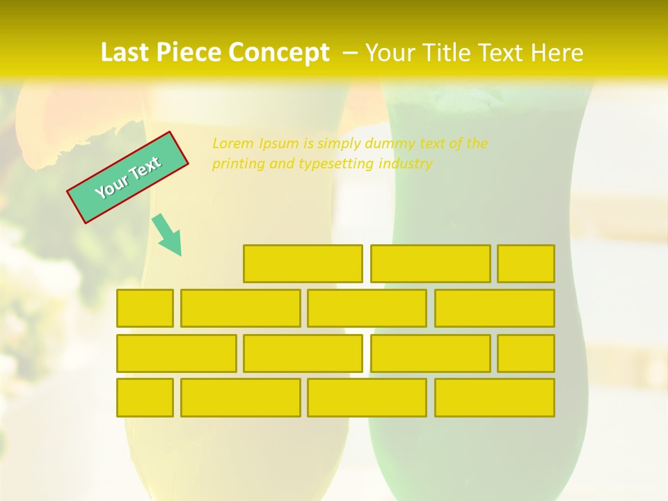 Luxury Garnish Green PowerPoint Template