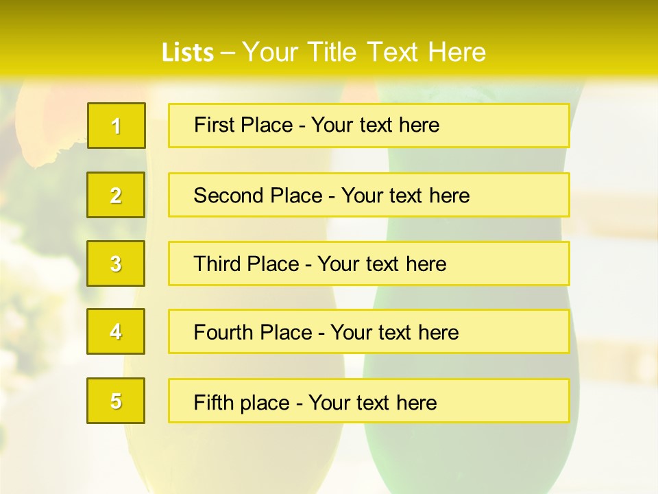 Luxury Garnish Green PowerPoint Template