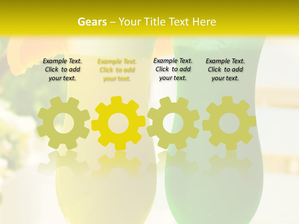 Luxury Garnish Green PowerPoint Template