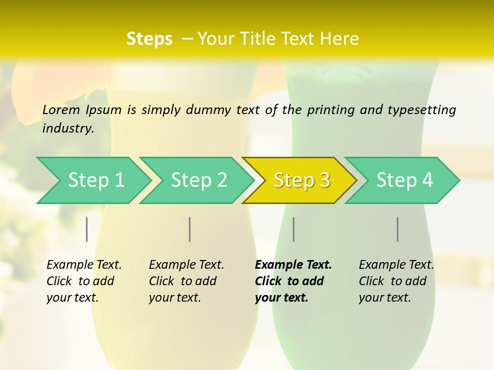 Luxury Garnish Green PowerPoint Template