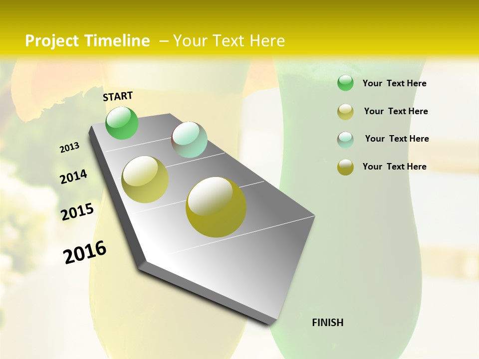 Luxury Garnish Green PowerPoint Template
