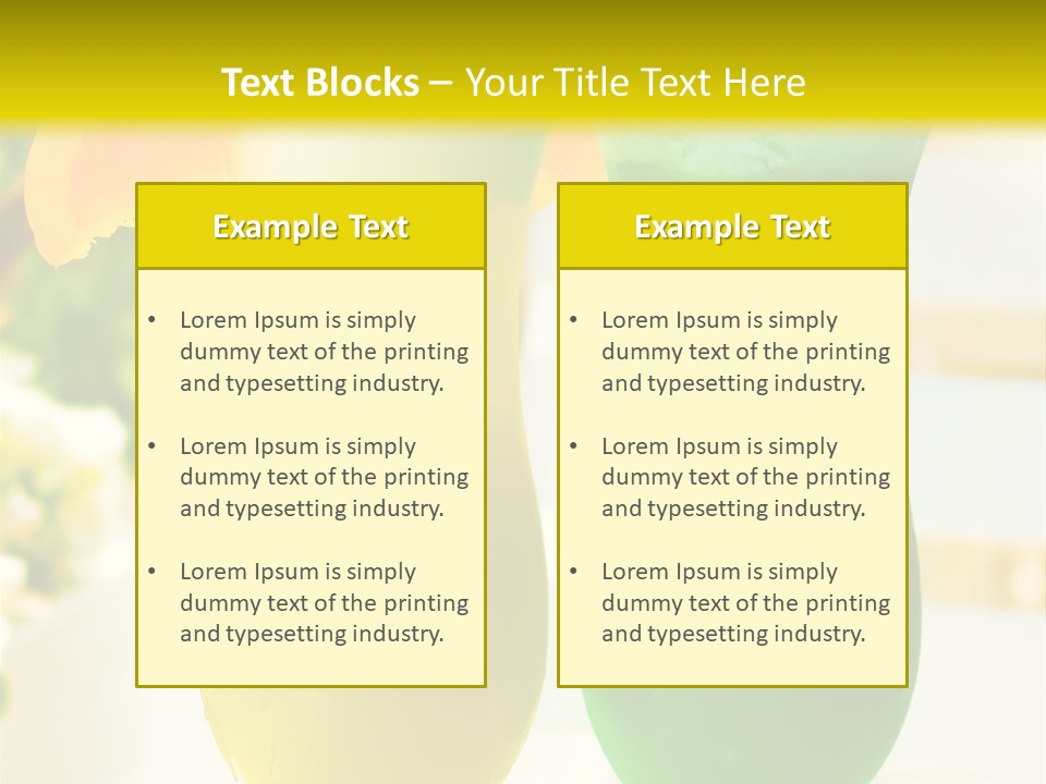 Luxury Garnish Green PowerPoint Template