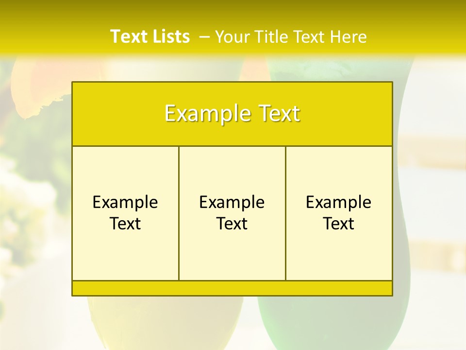 Luxury Garnish Green PowerPoint Template