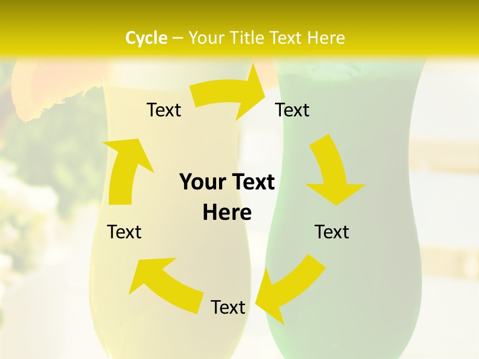 Luxury Garnish Green PowerPoint Template