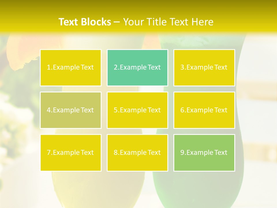 Luxury Garnish Green PowerPoint Template