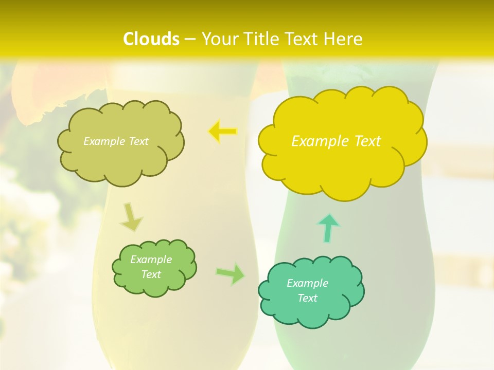 Luxury Garnish Green PowerPoint Template