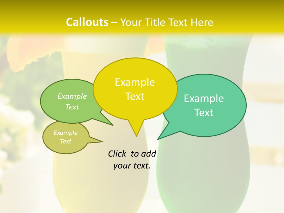 Luxury Garnish Green PowerPoint Template