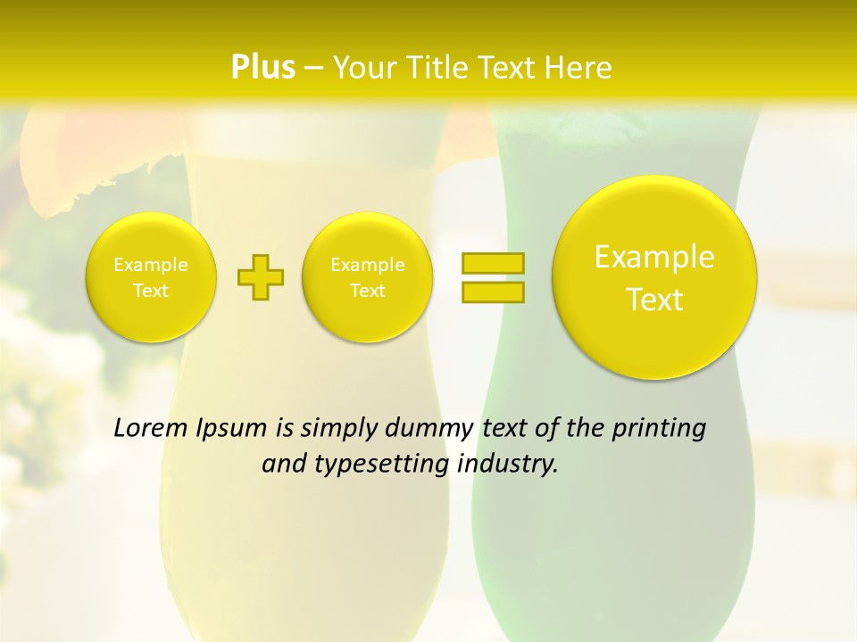 Luxury Garnish Green PowerPoint Template