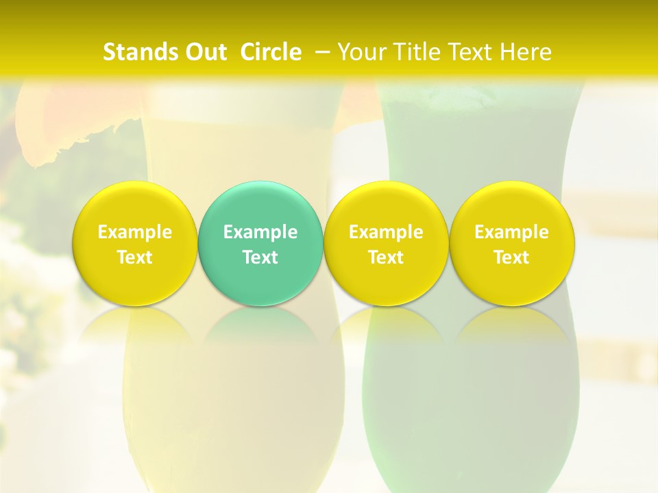 Luxury Garnish Green PowerPoint Template