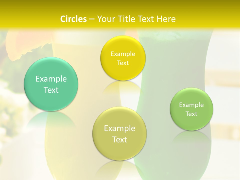 Luxury Garnish Green PowerPoint Template