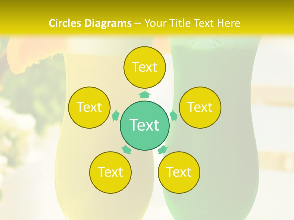 Luxury Garnish Green PowerPoint Template