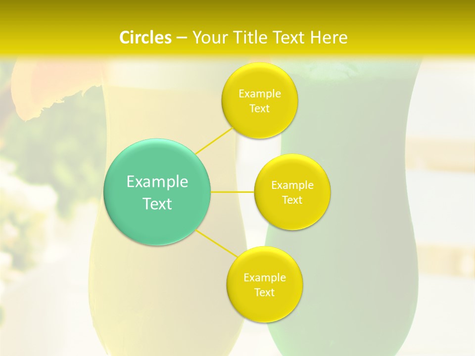 Luxury Garnish Green PowerPoint Template