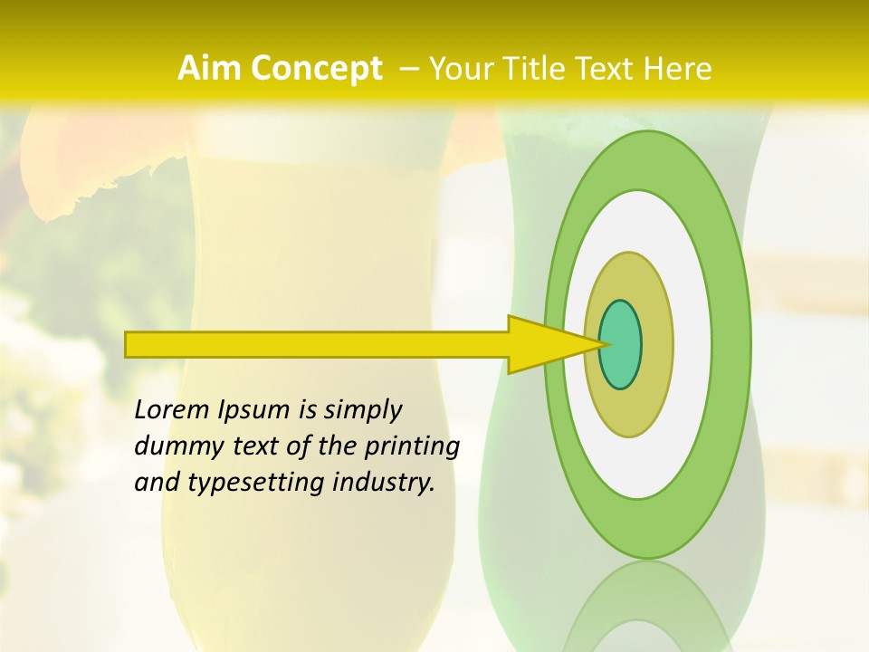 Luxury Garnish Green PowerPoint Template