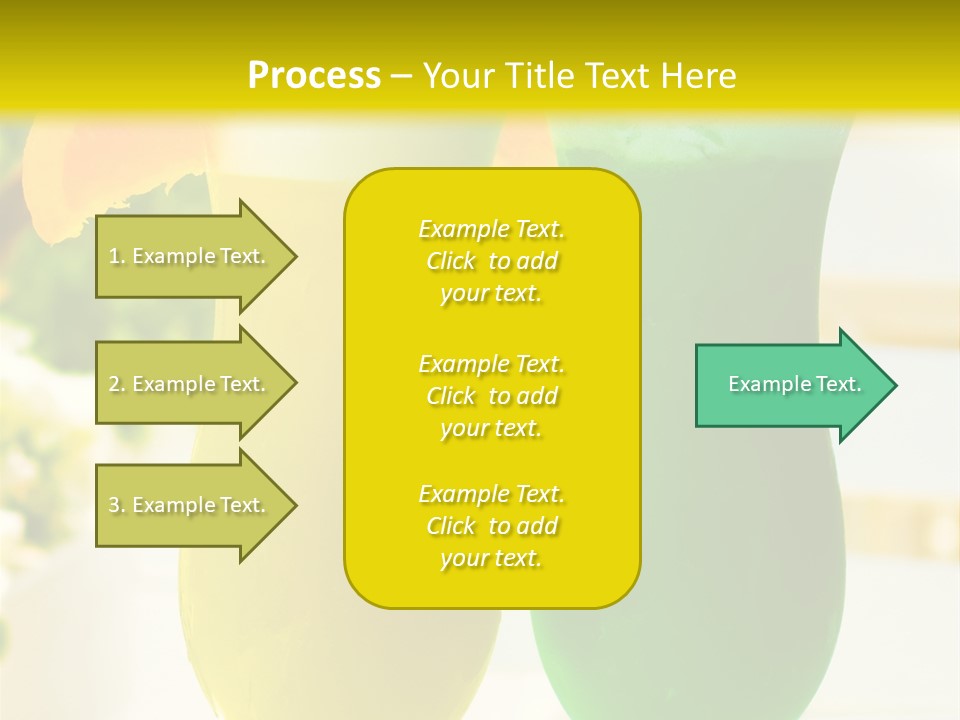 Luxury Garnish Green PowerPoint Template