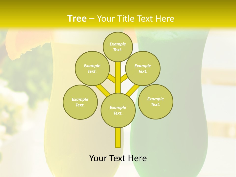 Luxury Garnish Green PowerPoint Template