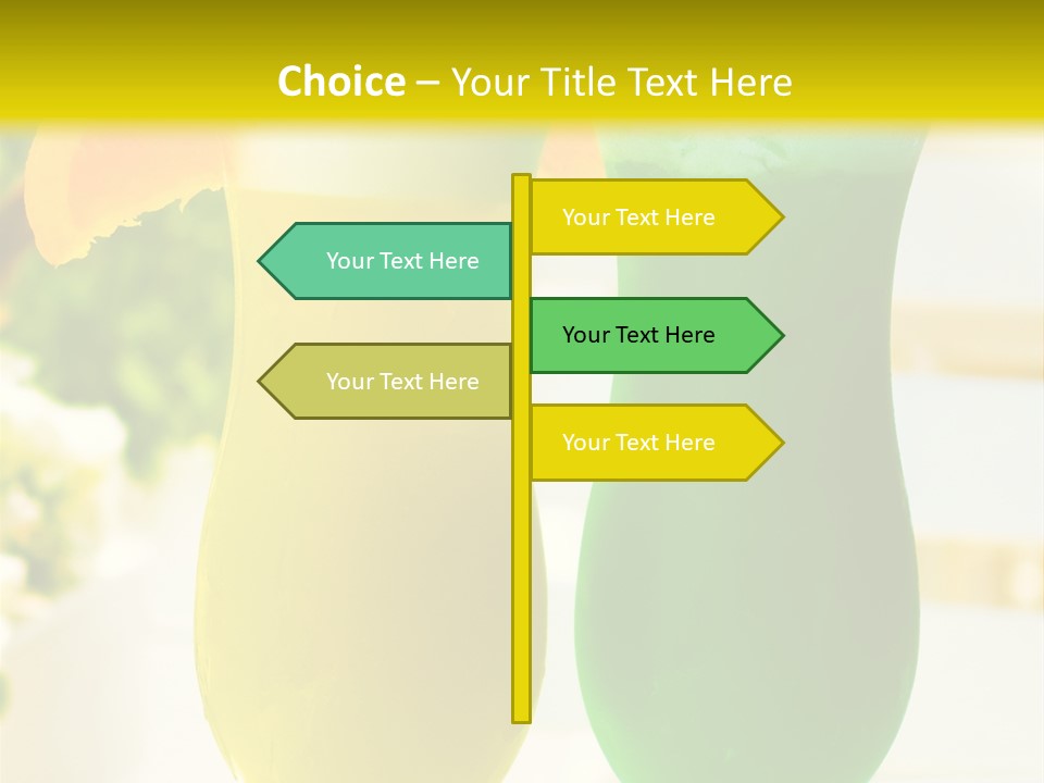 Luxury Garnish Green PowerPoint Template